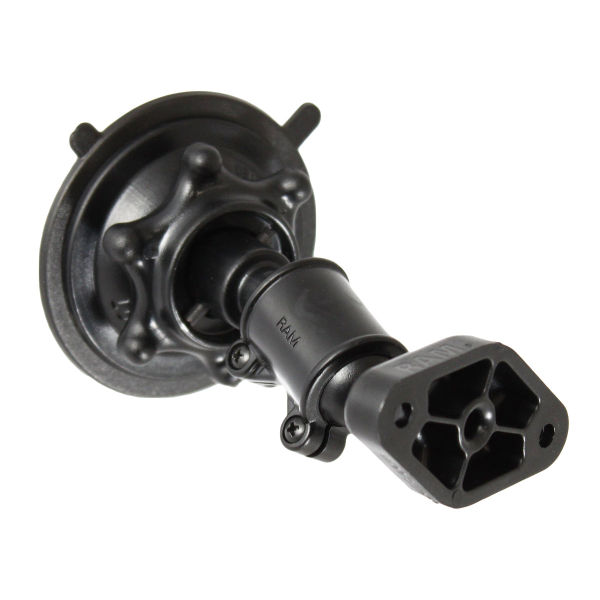 RAM snap link dubbele zakkenzuignap montage met diamantplaat - RAM Mounts RAP-AA-167-AU