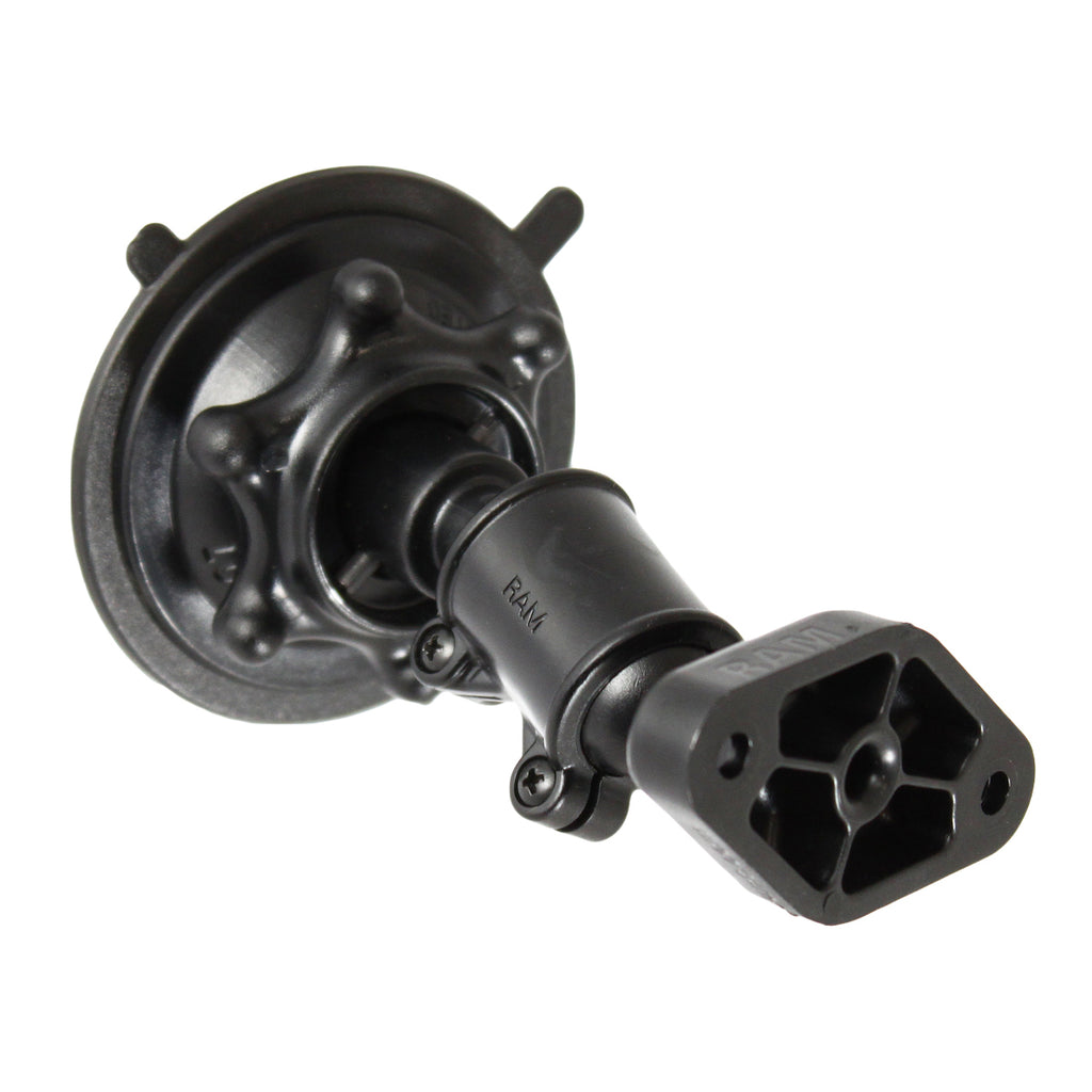 RAM Snap-Link Dubbele Zakkenzuignap Montage met Diamantplaat - RAM Mounts RAP-AA-167-AU afbeelding 1