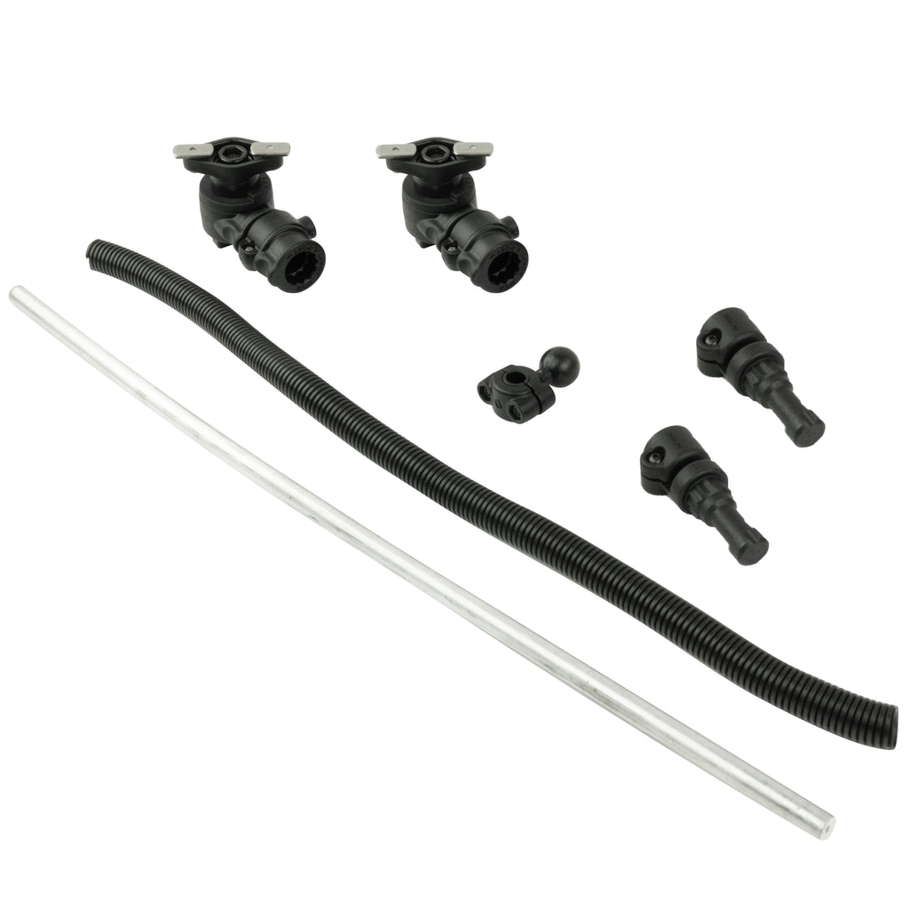 RAM Robuuste Quick Release Rolstoel 2-Punts Base met Bal - RAM Mounts RAP-AAPR-WCT-2-30BU afbeelding 7