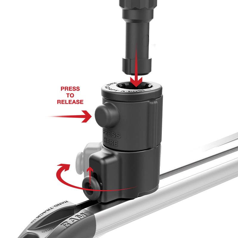 RAM Universele Adapt-A-Post™ Track Base - RAM Mounts RAP-AAPUTU afbeelding 6