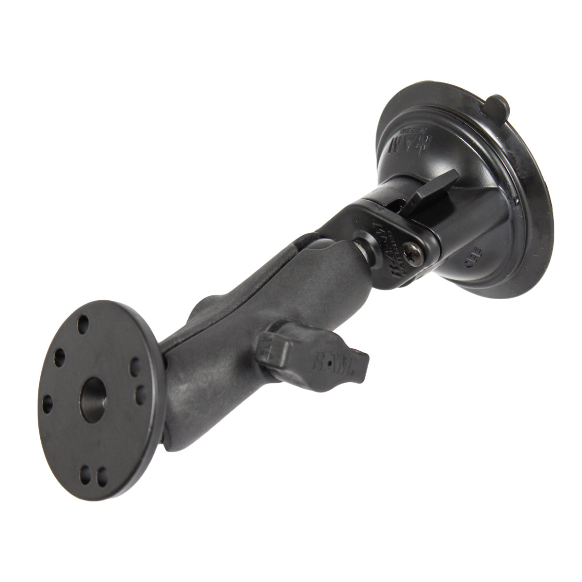 RAM twist lock composite zuigcupbevestiging met ronde plaat - RAM Mounts RAP-B-101-2241-OT1U