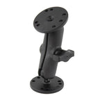 RAM composiet dubbele balbevestiging met twee ronde aluminium platen - RAM Mounts RAP-B-101-OT1U