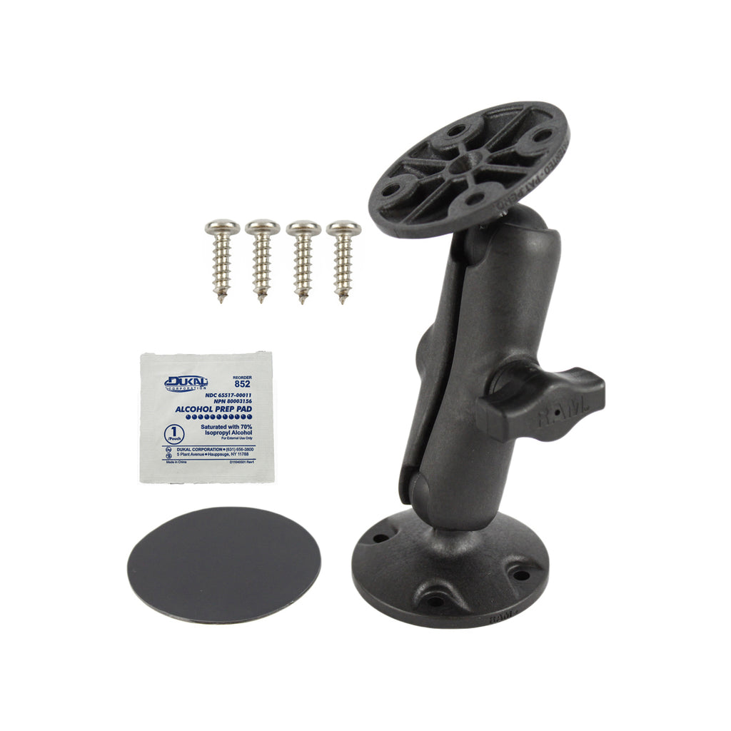 RAM universele composiet dubbele bal montage met zelfklevende schijf - RAM Mounts RAP-B-101U-CB1