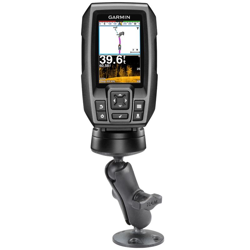 RAM Composiet Dubbele Balbevestiging met Hardware voor Garmin Striker + Meer - RAM Mounts RAP-B-101U-G4 afbeelding 1