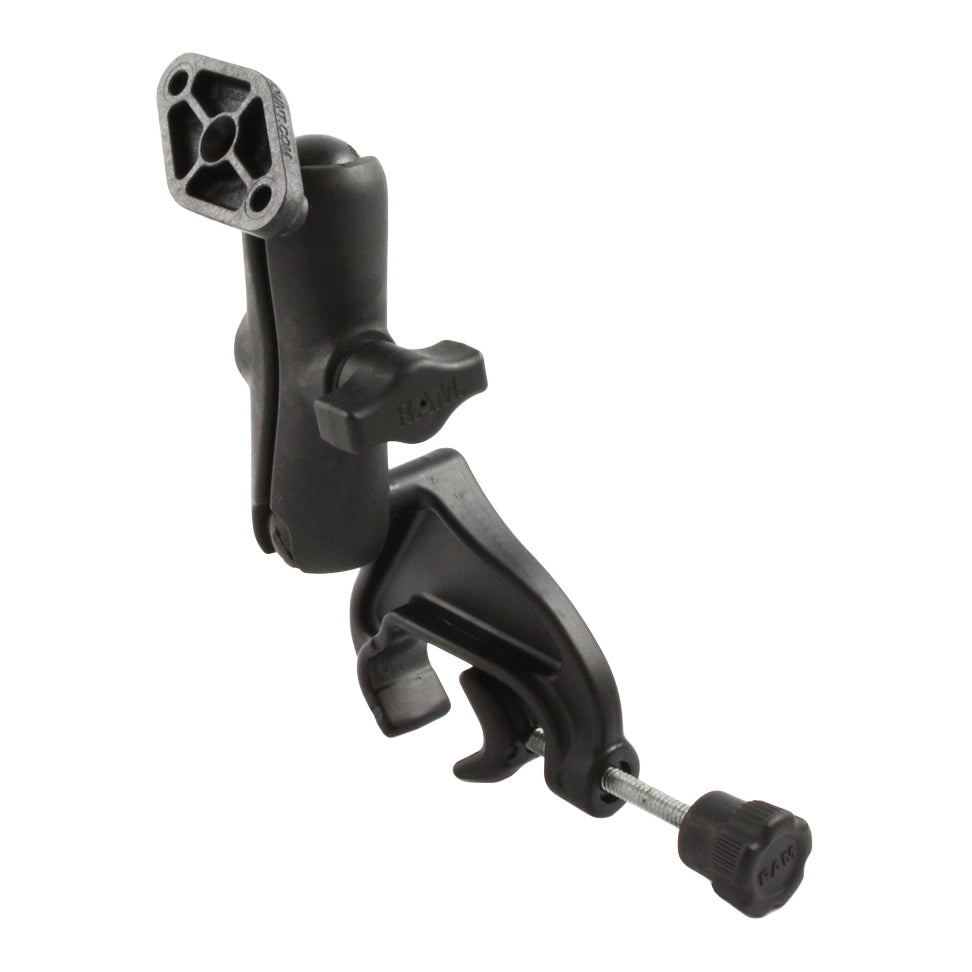RAM composiet dubbele balbevestiging met aluminium jukklembasis - RAM Mounts RAP-B-102-121BU