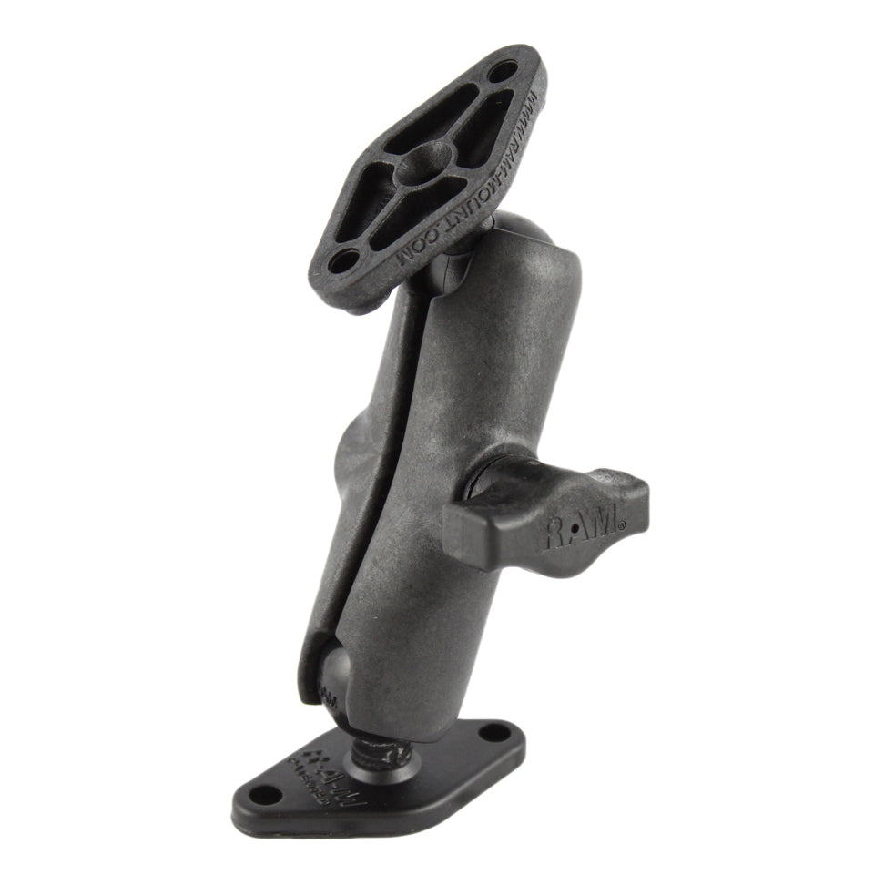 RAM universele composiet dubbele bal montage met twee diamantplaten - RAM Mounts RAP-B-102-RA1U