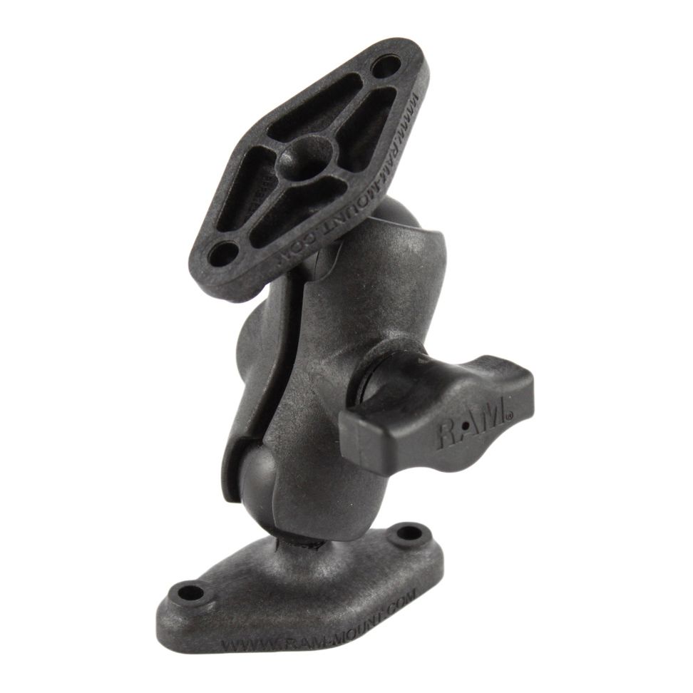 RAM Composiet Dubbele Balbevestiging met Twee Diamantplaten - Kort - RAM Mounts RAP-B-102U-A afbeelding 1