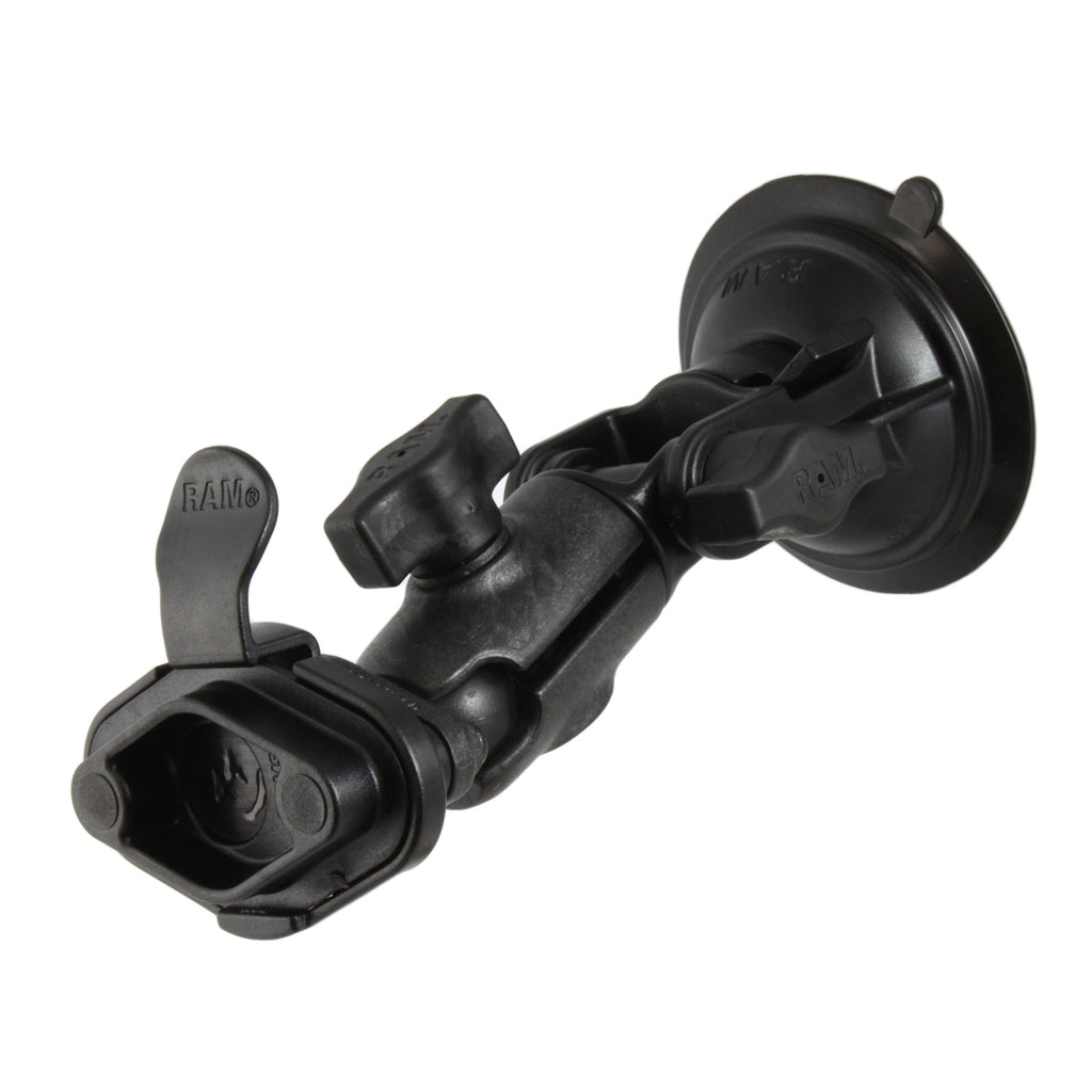 RAM Twist-Lock™ Composite Zuigcup Riemspanner Montage met Snelle Vrijgave - RAM Mounts RAP-B-104-224-326U afbeelding 1