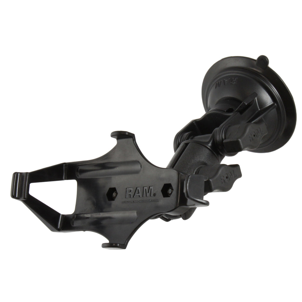 RAM twist lock zuigbevestiging voor garmin gpsmap 276c 378 496 meer - RAM Mounts RAP-B-104-224-GA7U