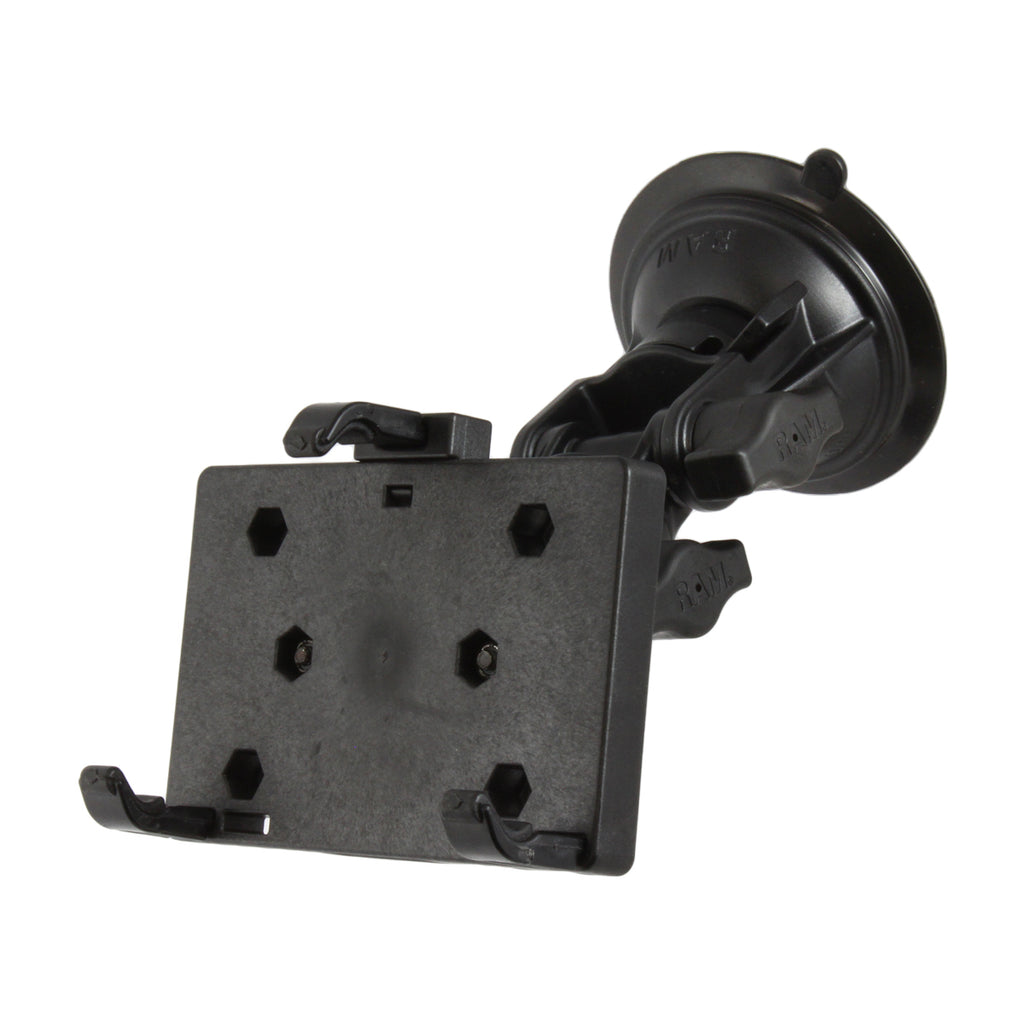 RAM twist lock zuigbevestiging met universele veerbelaste houder - RAM Mounts RAP-B-104-224-PD2U
