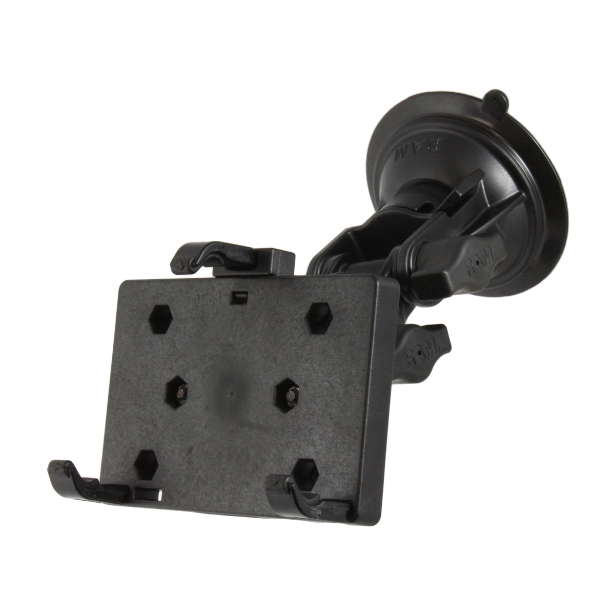 RAM twist lock zuigbevestiging met universele veerbelaste houder - RAM Mounts RAP-B-104-224-PD2U