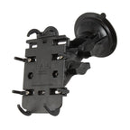 RAM quick grip telefoonhouder met RAM twist lock zuigkracht ratchet base - RAM Mounts RAP-B-104-224-PD3U