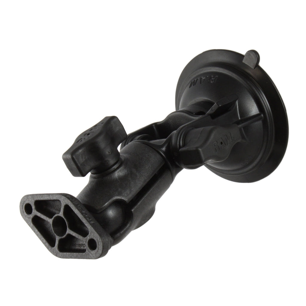 RAM Twist-Lock™ Composite Zuigcup Riemspanner Montage met Diamantplaat - RAM Mounts RAP-B-104-224-RA1U afbeelding 1