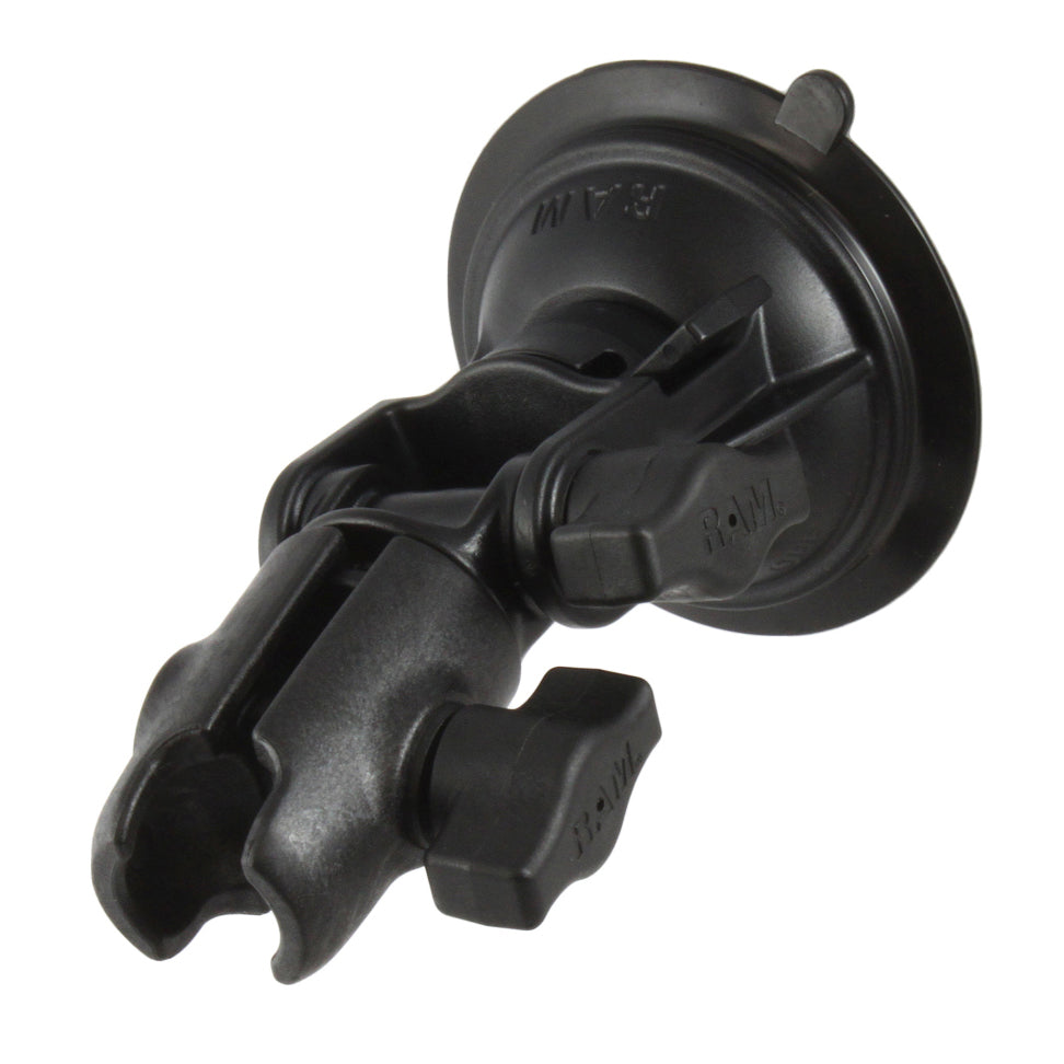 RAM twist lock composite zuigcup rachetmount met socket arm - RAM Mounts RAP-B-104-224U-QU1