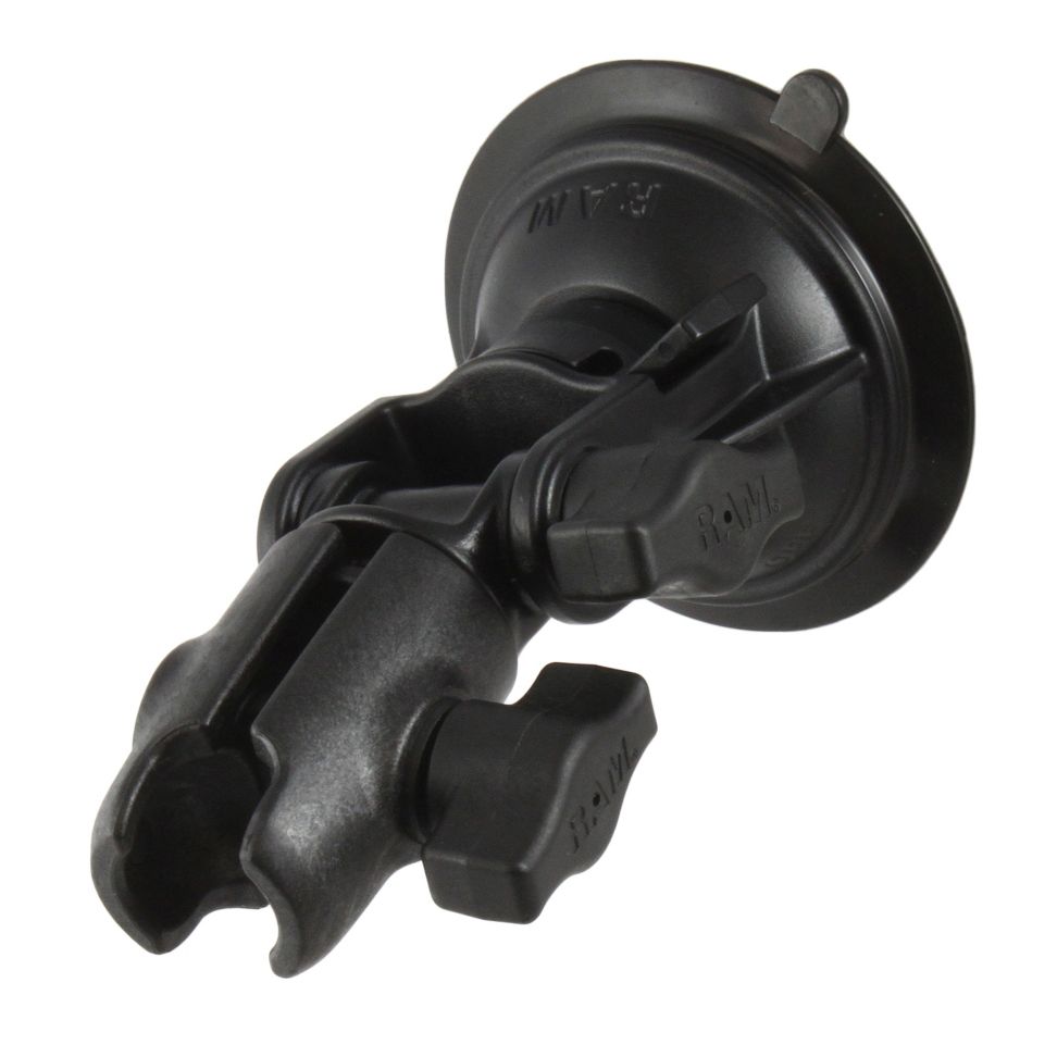 RAM Twist-Lock™ Composite Zuigcup Rachetmount met Socket Arm - RAM Mounts RAP-B-104-224U-QU1 afbeelding 1