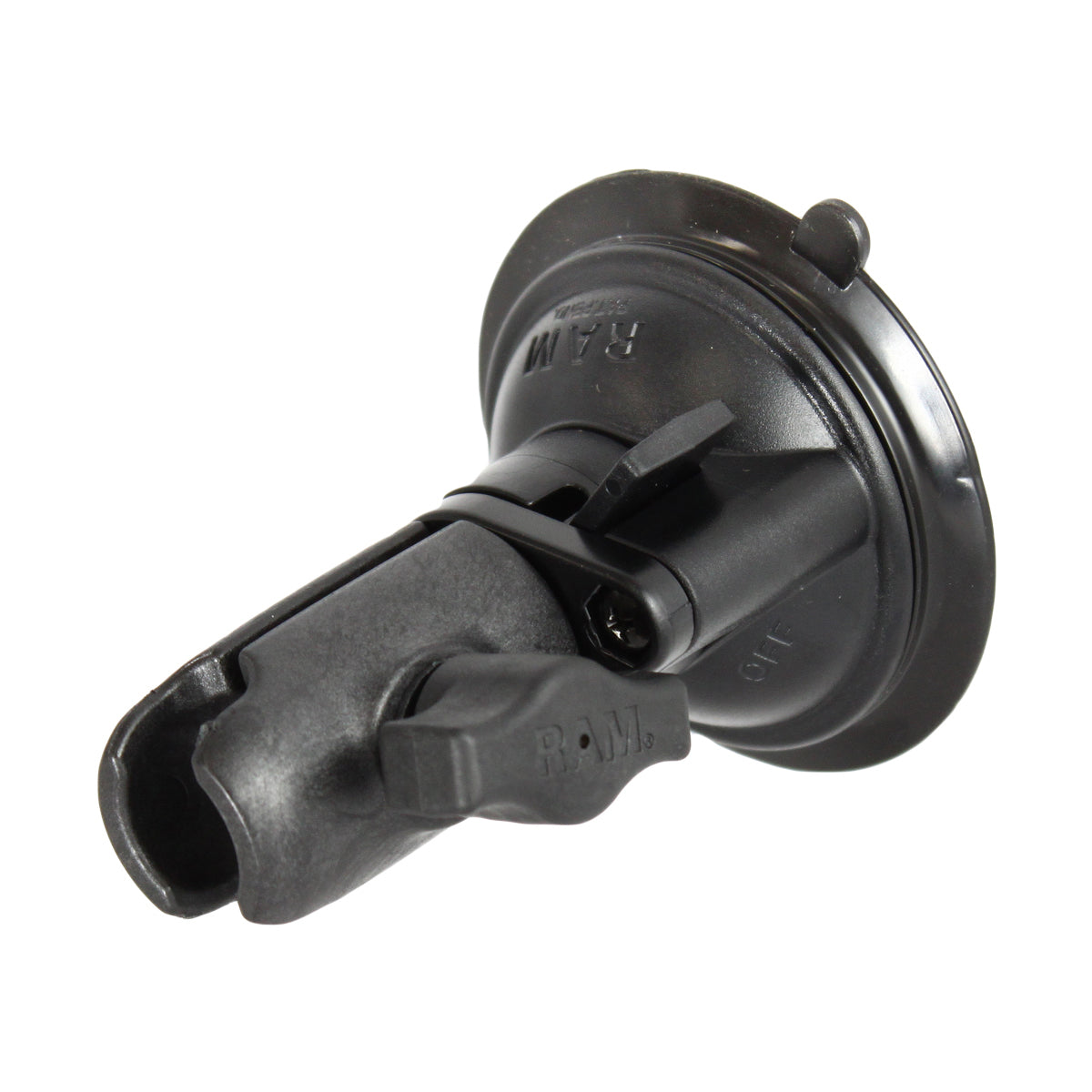 RAM twist lock composiet zwenkbare zuignap met socket arm - RAM Mounts RAP-B-104SU-CS1