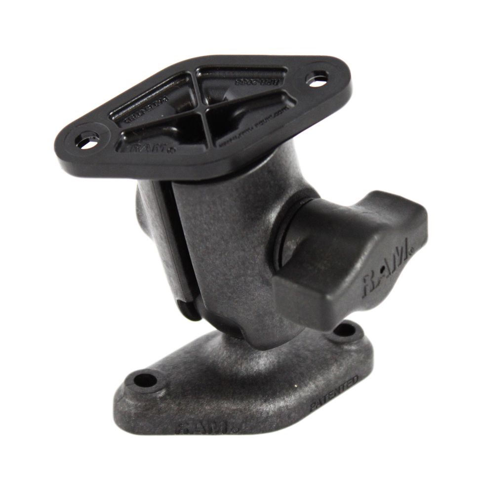 RAM Composiet Enkele Bal Montage met Diamantplaat - RAM Mounts RAP-B-106 afbeelding 1