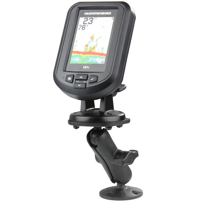 RAM dubbele composiet balbevestiging voor humminbird piranha meer - RAM Mounts RAP-B-107-1U