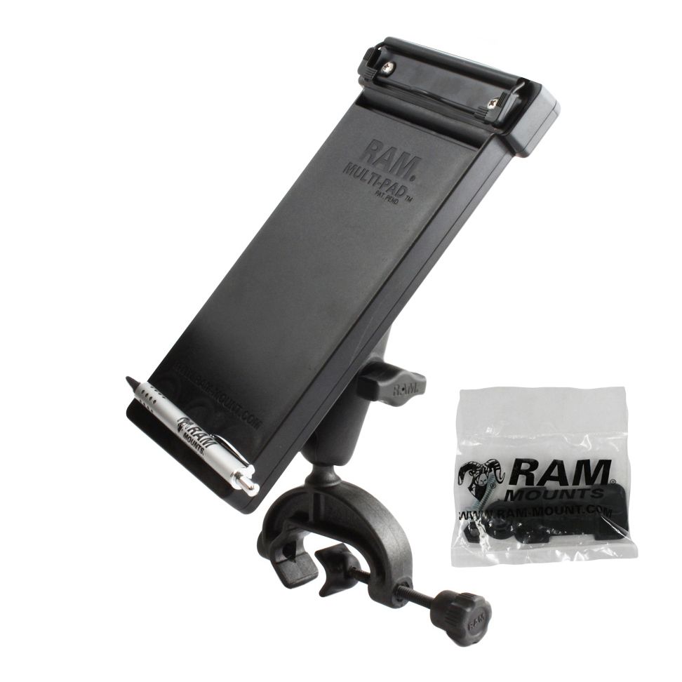 RAM Multi-Pad™ met Composite Yoke Clamp Mount - RAM Mounts RAP-B-121-MP1U afbeelding 1