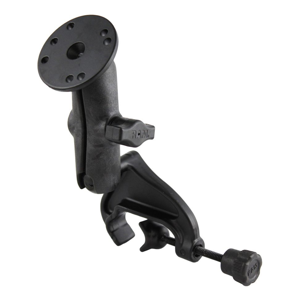 RAM Yoke Klembevestiging met Composite Socket Arm & Aluminium Ronde Plaat - RAM Mounts RAP-B-121-OT1U afbeelding 1