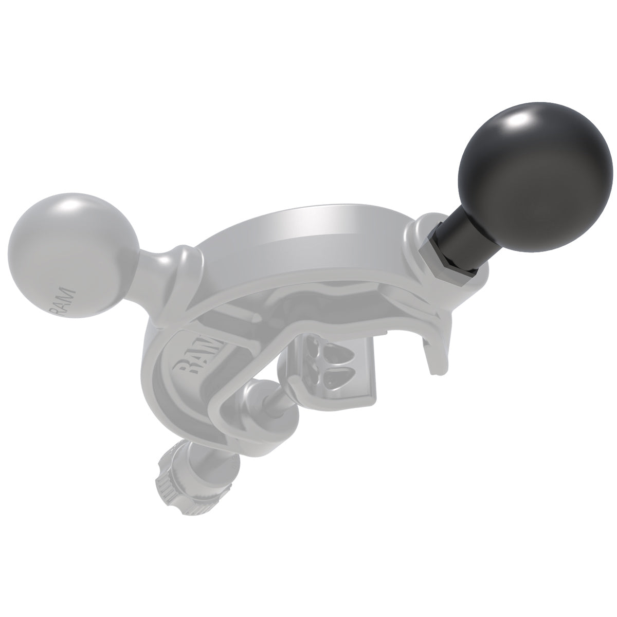 RAM Add-A-Ball™ Accessoire Basis voor de Composite Yoke Clamp Base - RAM Mounts RAP-B-121BBU afbeelding 2