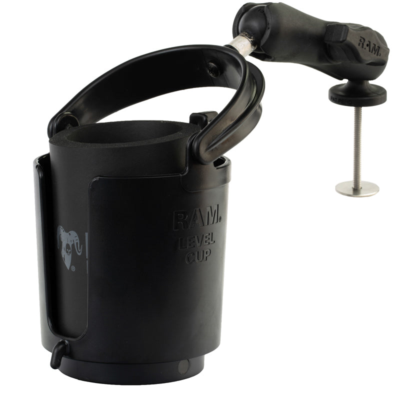 RAM level cup 16oz drinkhouder met 5 spot base adapter - RAM Mounts RAP-B-132-5