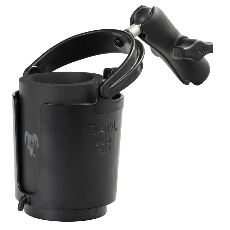 RAM Level Cup™ 16oz Drinkhouder met Dubbele Socket Arm - RAM Mounts RAP-B-132B-201U afbeelding 1