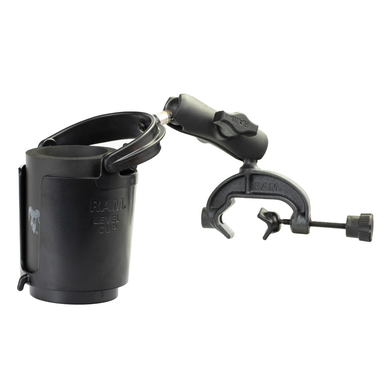RAM level cup 16oz drinkhouder met composite yoke clbase - RAM Mounts RAP-B-132CU