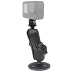 RAM composiet amps schroefbasis met universele actie camera adapter - RAM Mounts RAP-B-138-GOP1