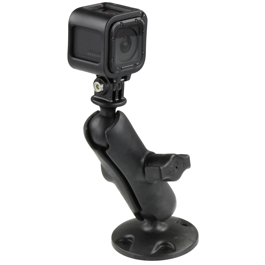 RAM Composiet AMPS Schroefbasis met Universele Actie Camera Adapter - RAM Mounts RAP-B-138-GOP1 afbeelding 2
