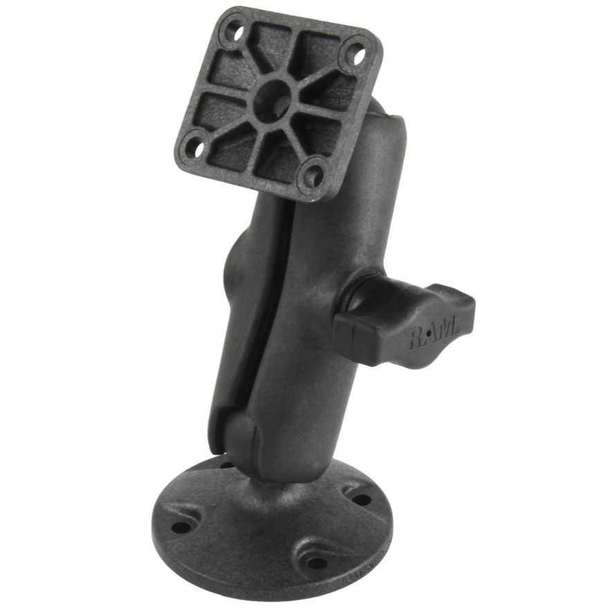 RAM Composiet Drill-Down Dubbele Bal Montage met Rechthoek AMPS Plaat - RAM Mounts RAP-B-139U afbeelding 1
