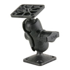 RAM composiet dubbele balbevestiging met rechthoekige amps platen kort - RAM Mounts RAP-B-141U-A