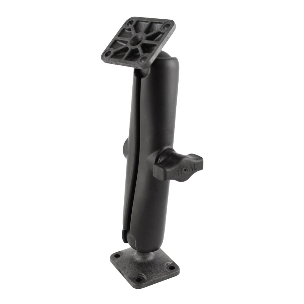 RAM composiet dubbele balbevestiging met rechthoek amps platen lang - RAM Mounts RAP-B-141U-C