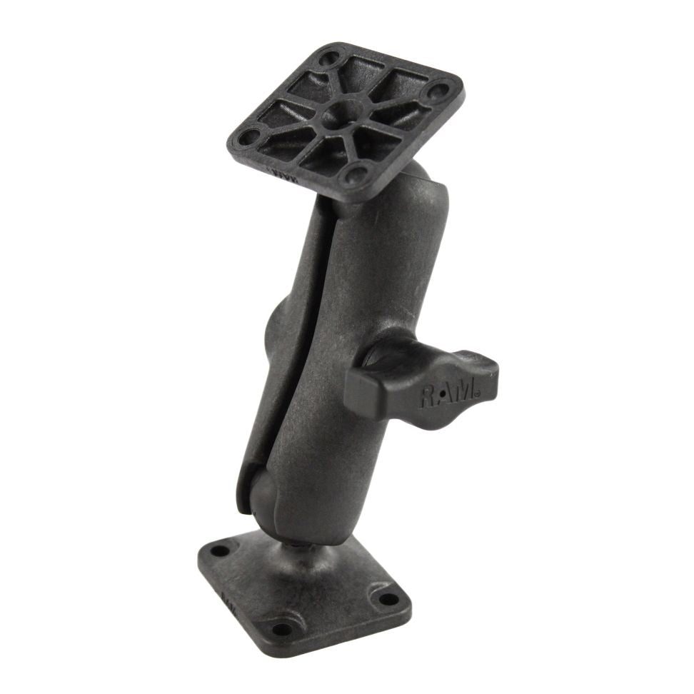 RAM Composiet Dubbele Balbevestiging met Rechthoekige AMPS Platen - Medium - RAM Mounts RAP-B-141U afbeelding 1