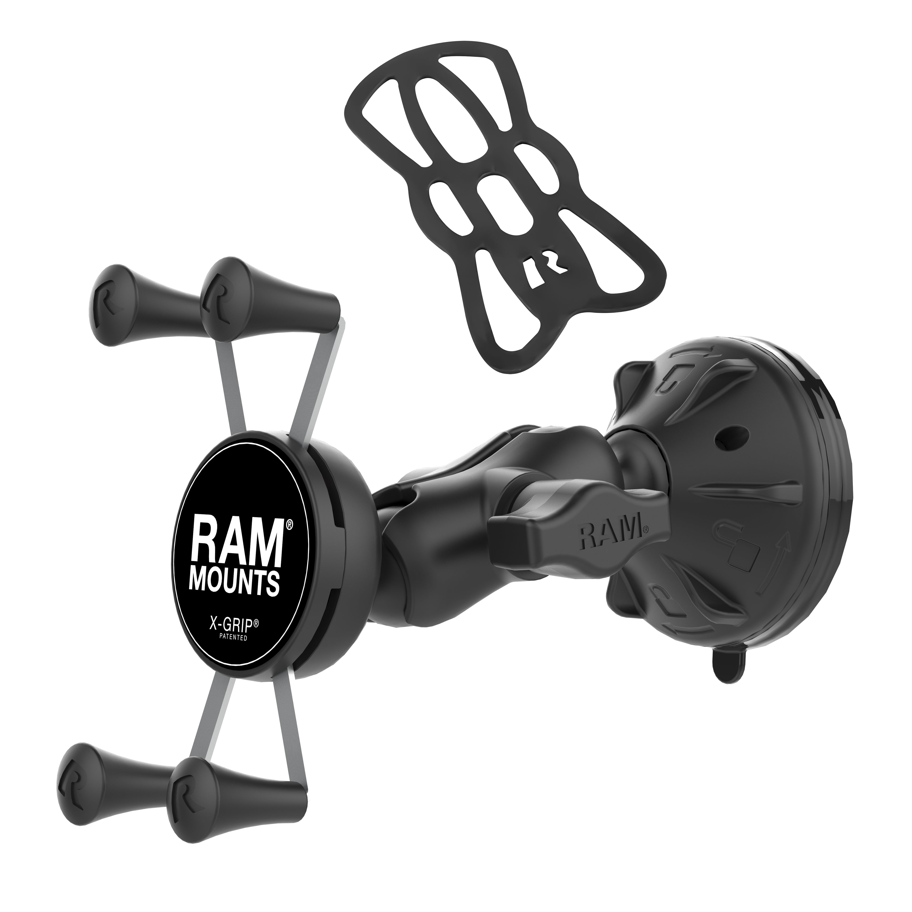 RAM X-Grip® Telefoonbevestiging met laagprofiel zuigkop - Kort - RAM Mounts RAP-B-166-2-A-UN7U afbeelding 2