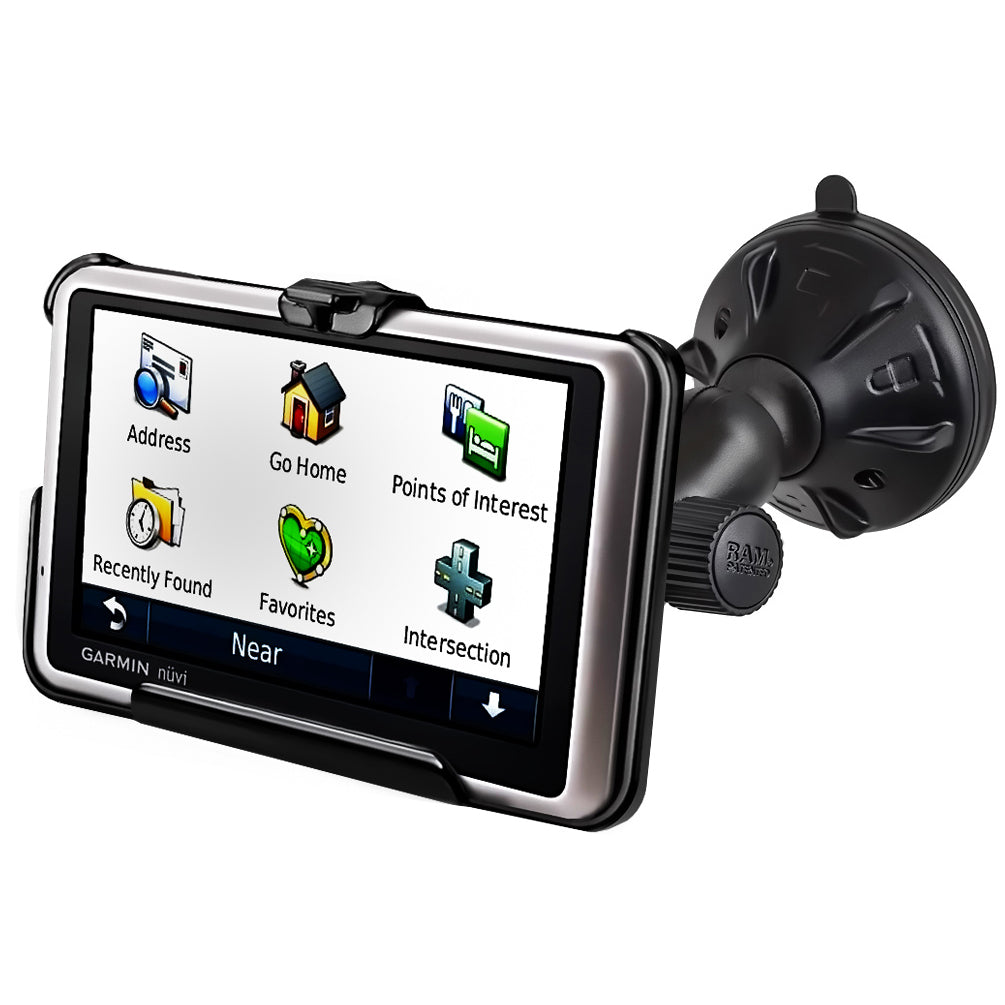 RAM twist lock laagprofiel zuigmond voor garmin nuvi 1300 meer - RAM Mounts RAP-B-166-2-GA34