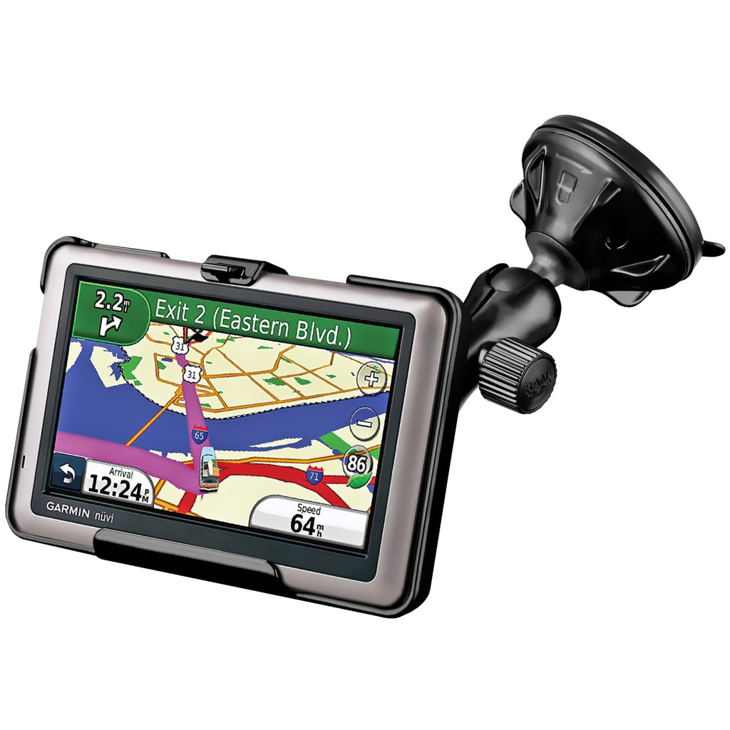 RAM Twist-Lock™ Lage-Profiel Zuigmond voor Garmin nuvi 1440 + Meer - RAM Mounts RAP-B-166-2-GA35 afbeelding 1