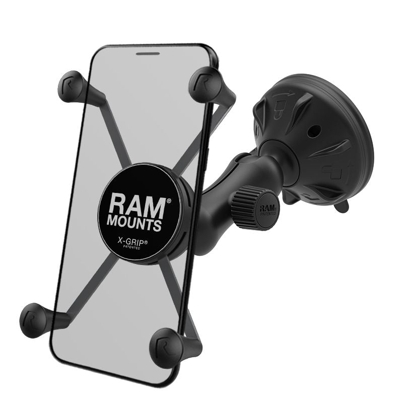 RAM X-Grip® Grote Telefoonbevestiging met Laag-Profiel Zuigbasis - RAM Mounts RAP-B-166-2-UN10U afbeelding 1
