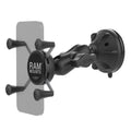 RAM X-Grip telefoonhouder met twist lock laagprofiel zuigbekerkop - RAM Mounts RAP-B-166-2-UN7U