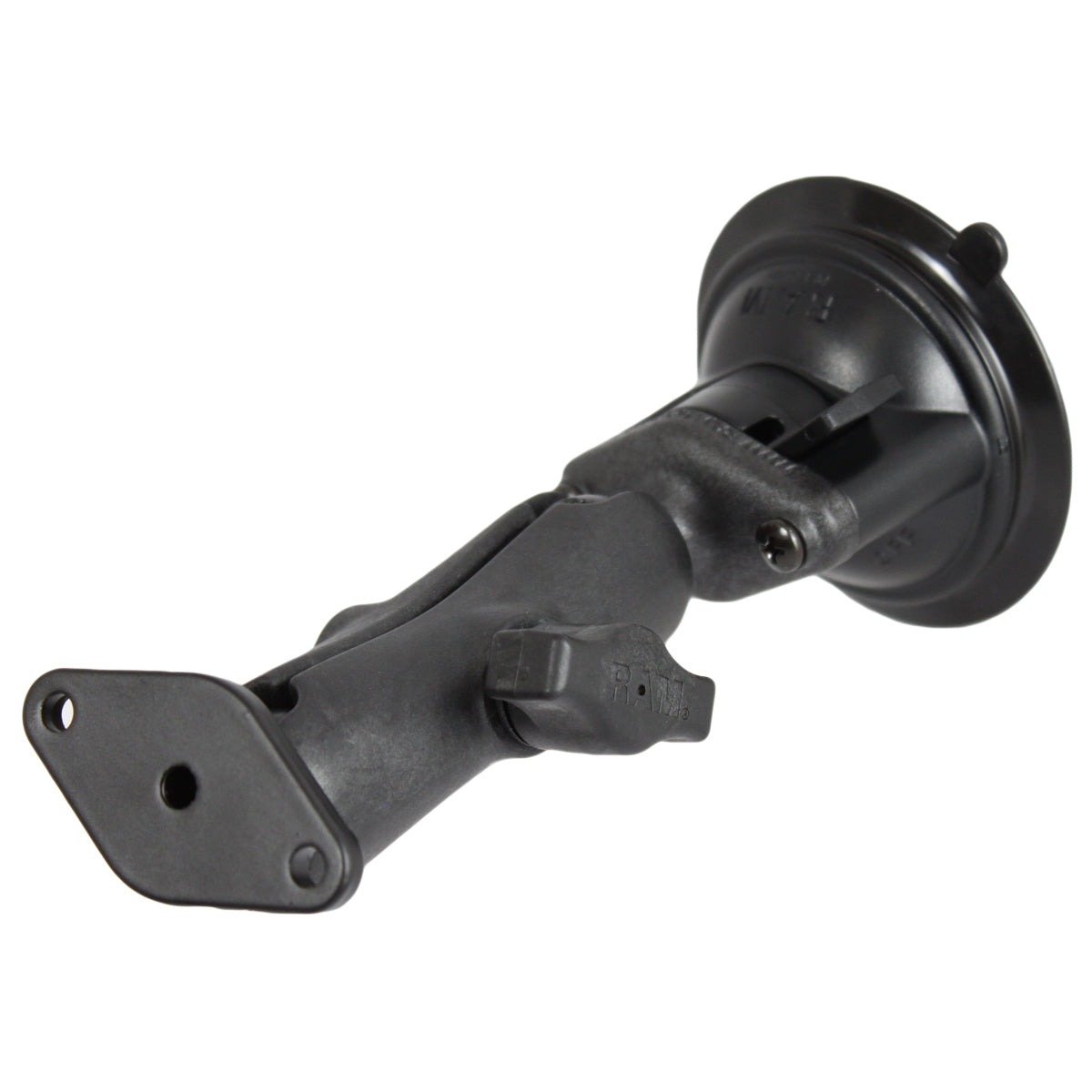 RAM Twist-Lock™ Composite Zuigbevestiging met Aluminium Diamantplaat - RAM Mounts RAP-B-166-RA1U afbeelding 1