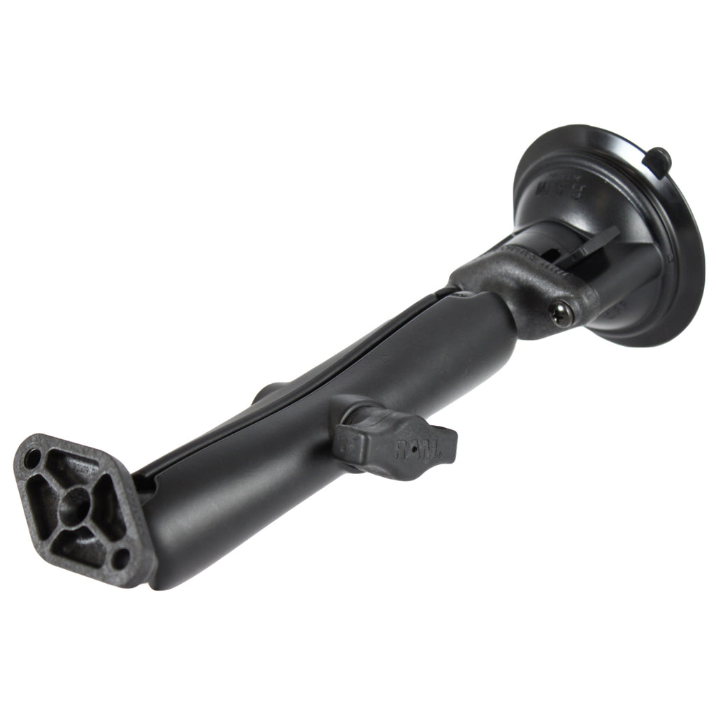 RAM Twist-Lock™ Composite Zuignap Dubbele Kogel Montage- Lange Arm - RAM Mounts RAP-B-166U-C afbeelding 1