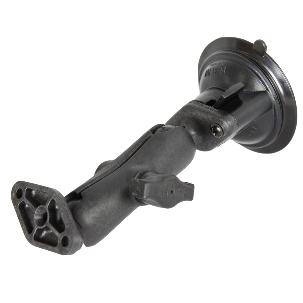 RAM twist lock composite zuigcup dubbele bal mount medium - RAM Mounts RAP-B-166U