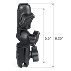 RAM Composite Dubbele Socket Swivel & Ratchet Arm - RAM Mounts RAP-B-200-2U afbeelding 3