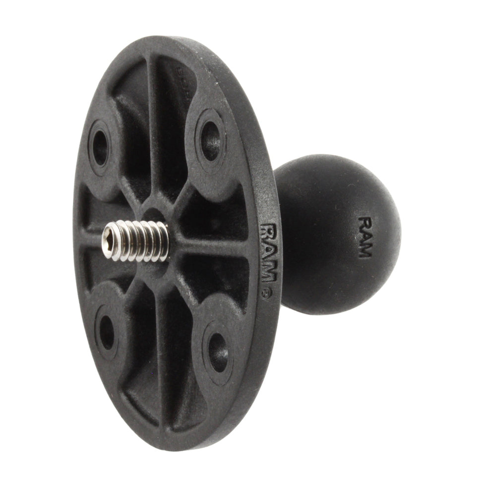 RAM composiet kogel adapter met ronde plaat en 14 20 schroefdraadbout - RAM Mounts RAP-B-202AU