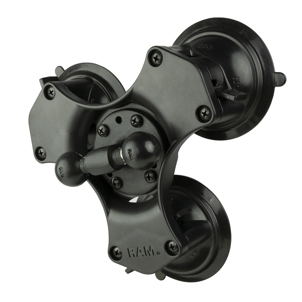 RAM Twist-Lock™ Triple Zuignap Dubbele Kogelbasis - RAM Mounts RAP-B-217-365-224-1U afbeelding 1