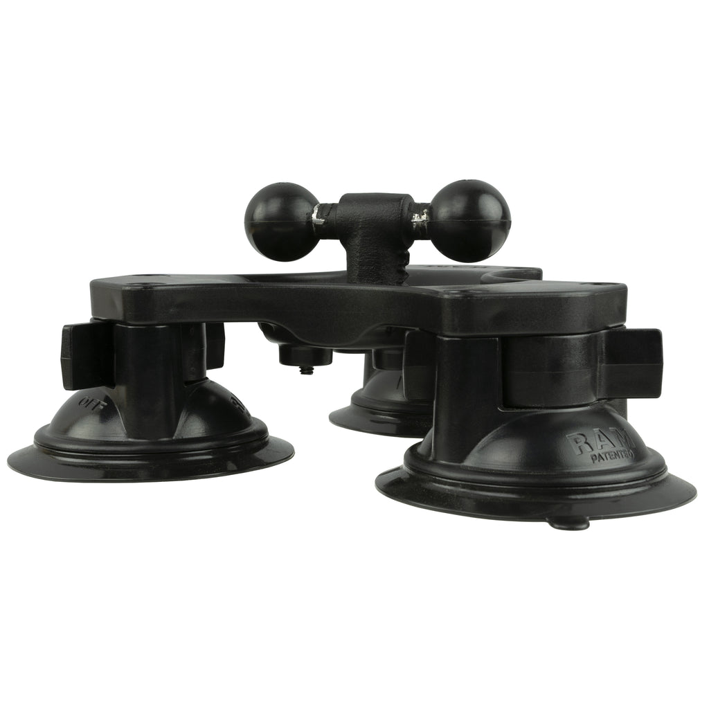 RAM Twist-Lock™ Triple Zuignap Dubbele Kogelbasis - RAM Mounts RAP-B-217-365-224-1U afbeelding 2