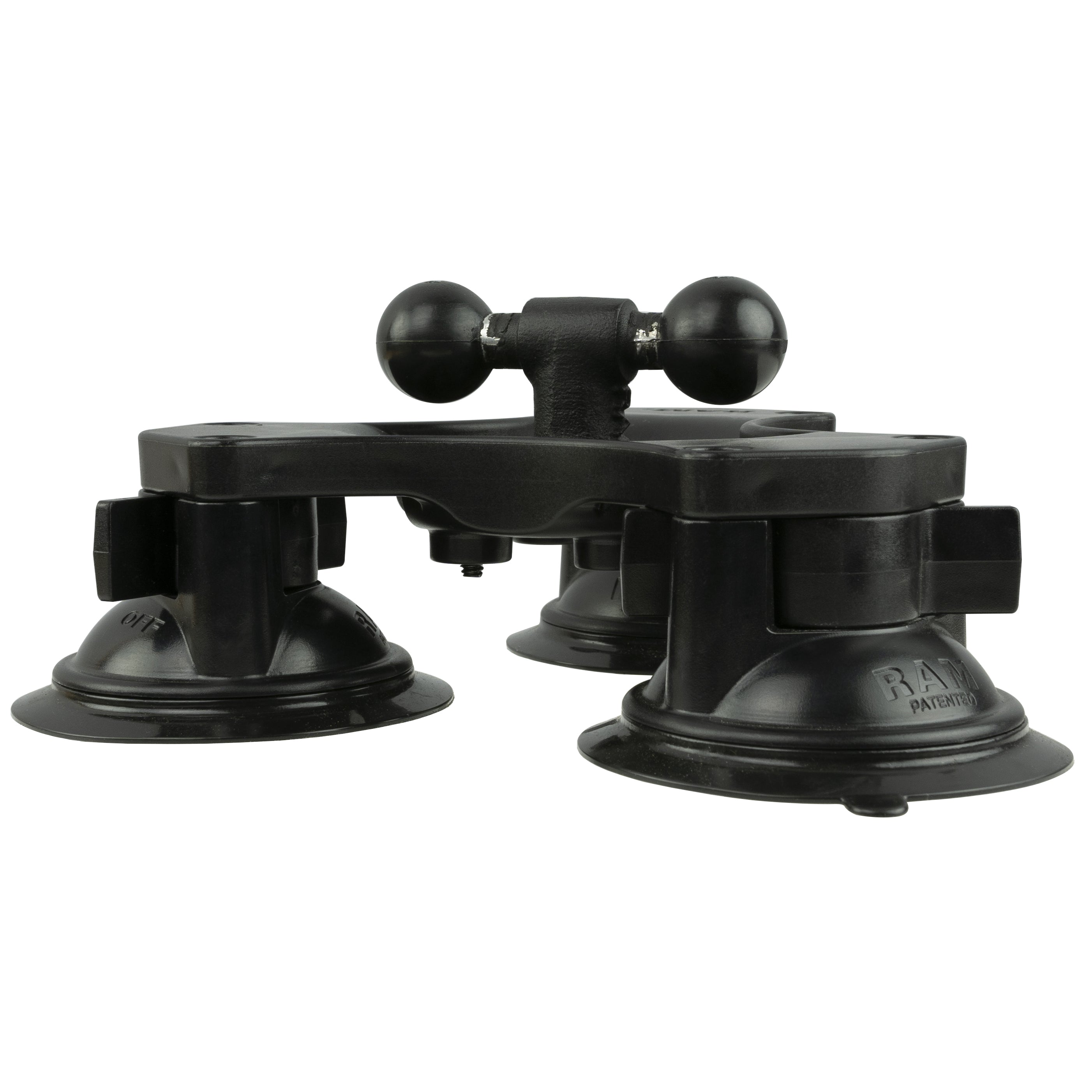RAM Twist-Lock™ Triple Zuignap Dubbele Kogelbasis - RAM Mounts RAP-B-217-365-224-1U afbeelding 2
