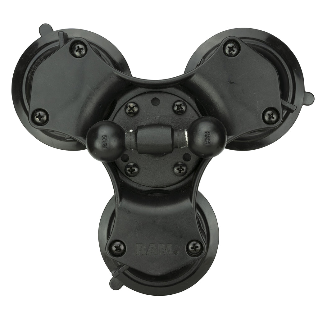 RAM Twist-Lock™ Triple Zuignap Dubbele Kogelbasis - RAM Mounts RAP-B-217-365-224-1U afbeelding 3