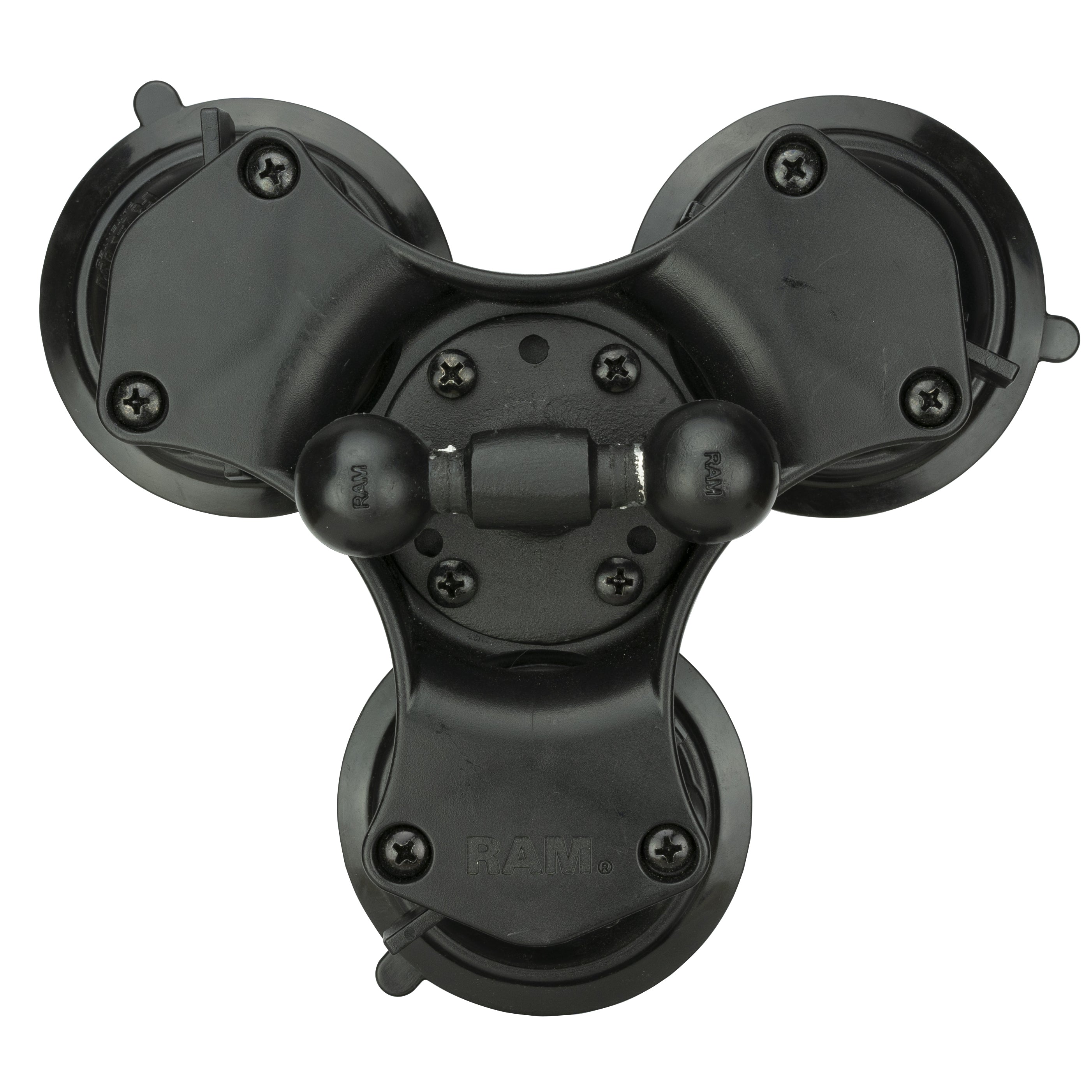 RAM Twist-Lock™ Triple Zuignap Dubbele Kogelbasis - RAM Mounts RAP-B-217-365-224-1U afbeelding 3