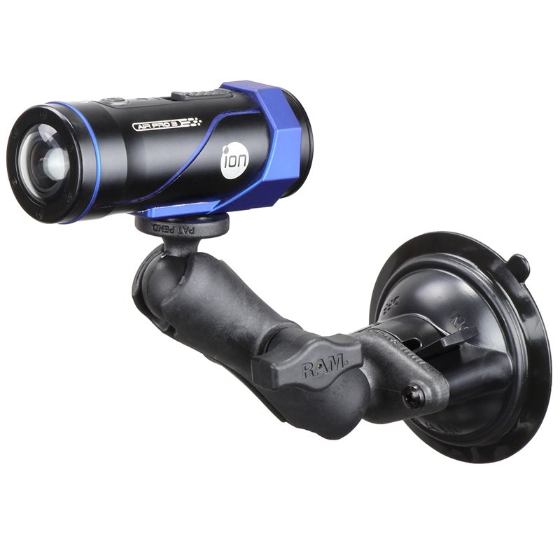 RAM Twist-Lock™ Composiet Zuignapbevestiging met 1/4"-20 Camera Adapter - RAM Mounts RAP-B-224-1-366 afbeelding 1